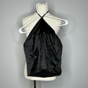 Another Reason- Black Halter Top